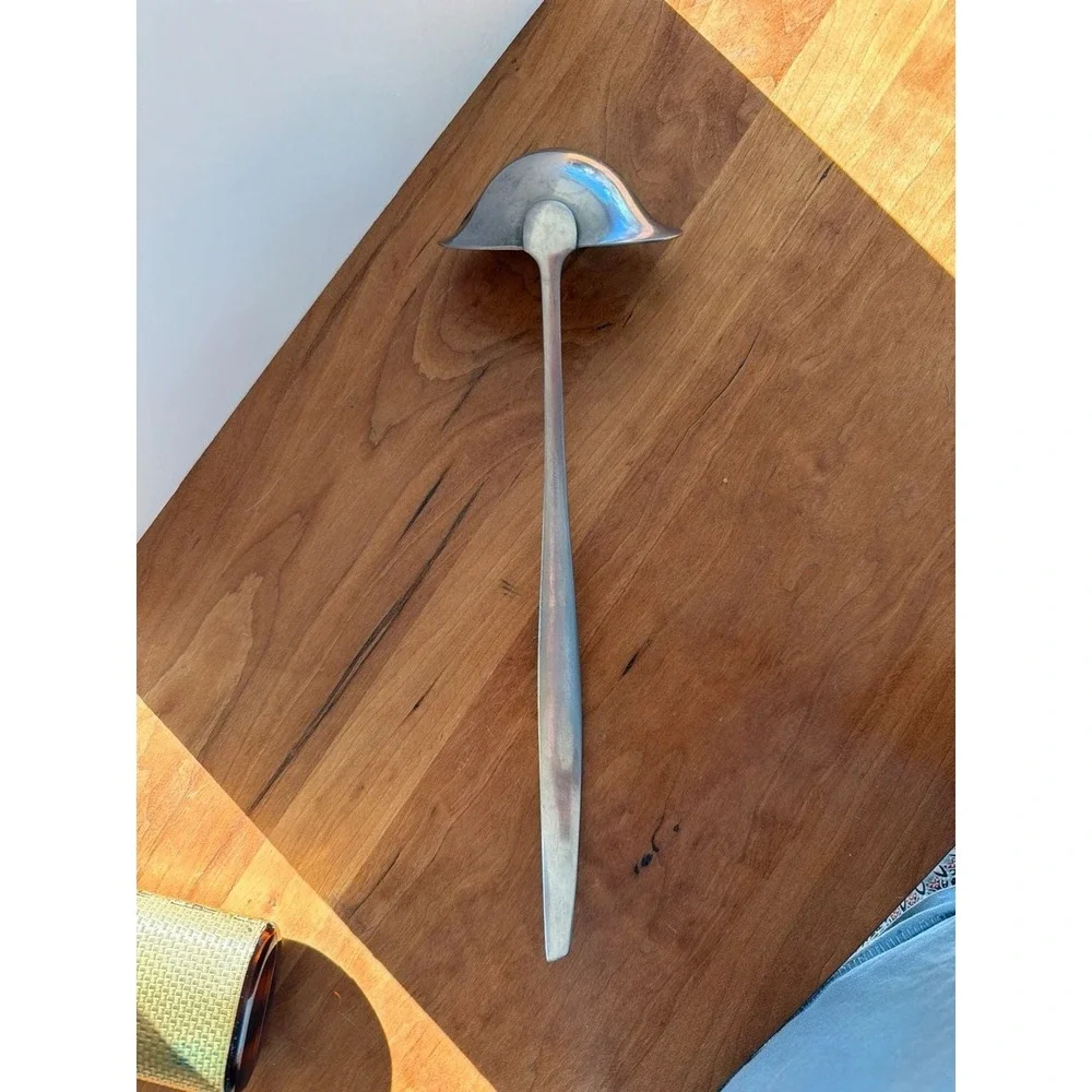 Vintage Gustav‎ Stainless Sweden Mid-Century Modern Soup Ladle